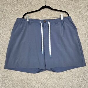 Chubbies everywear Shorts mens 2XL Drawstring Elastic Waist 6" lined Gray/blue